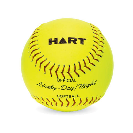HART Leather Softball 12" Yellow - Modern Teaching Aids NZ