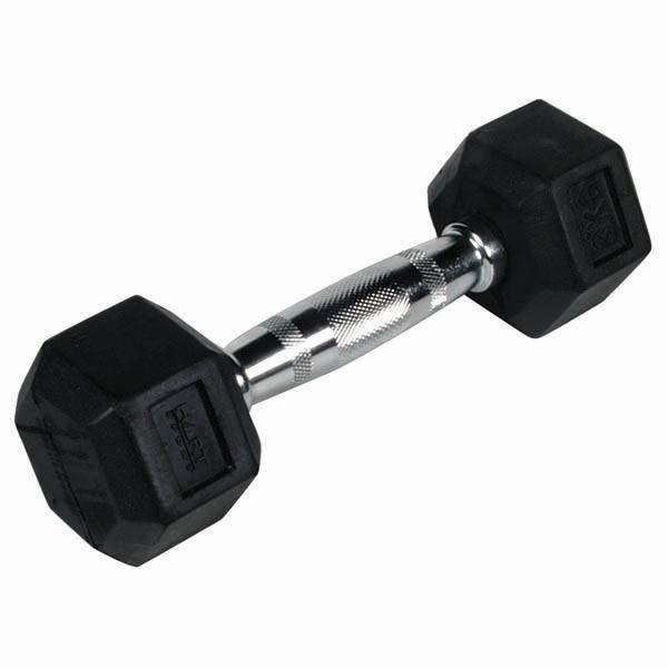 HART Rubber Hex Dumbbell 4kg - Modern Teaching Aids NZ