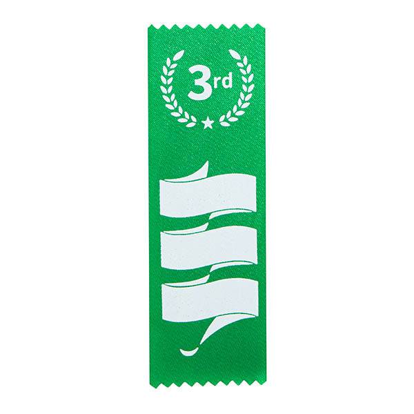 HART Scroll Place Ribbon (50) Third Green - Modern Teaching Aids NZ