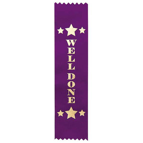 HART Star Place Ribbon (50) Well Done - Modern Teaching Aids NZ
