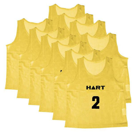 HART Soccer Training Bibs Set Senior - Yellow - Modern Teaching Aids NZ