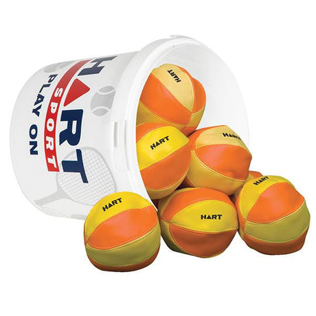 HART Bucket of Bean Bag Balls Set of 10 - Modern Teaching Aids NZ