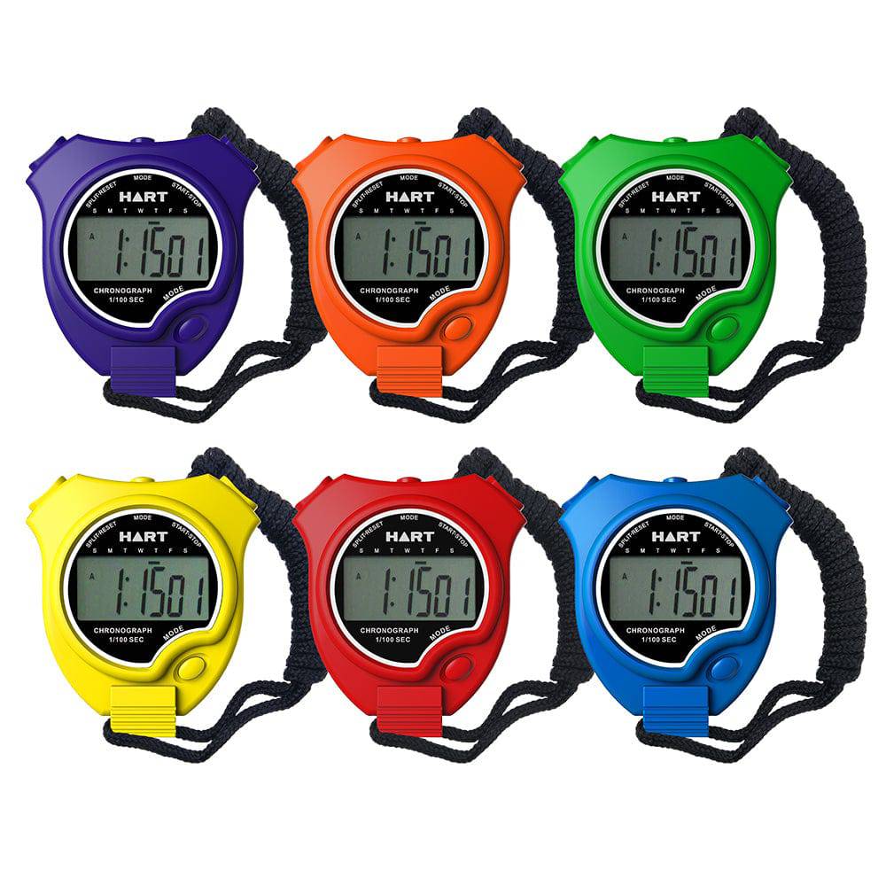 HART Colour Stopwatch Set of 6 - Modern Teaching Aids NZ