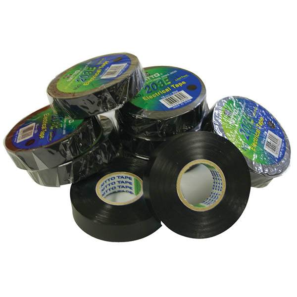 Electrical Tape Black Pk 10 rolls - Modern Teaching Aids NZ
