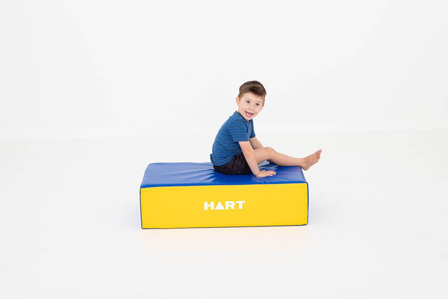 HART Large Foam Block Blue / Yellow - Modern Teaching Aids NZ