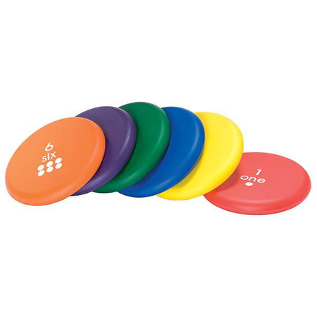 HART Numbered Foam Flying Disc Set - Modern Teaching Aids NZ
