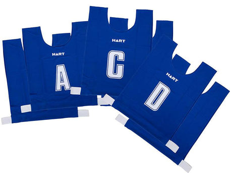 HART 6-a-Side Netball Bib Set Senior - Blue - Modern Teaching Aids NZ