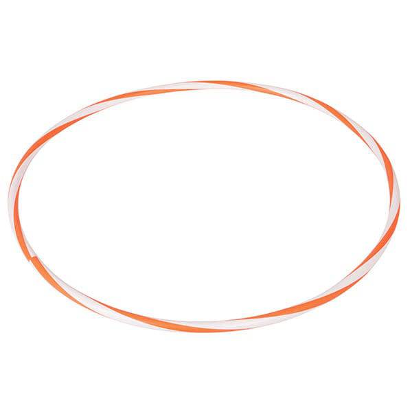 HART Dual Twist Hoop 75cm Fluro Orange/White - Modern Teaching Aids NZ