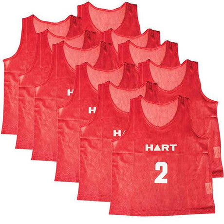 HART Soccer Training Bibs Set Senior - Red - Modern Teaching Aids NZ