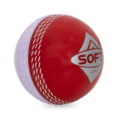 HART Softi Cricket Ball Red/White - Junior - Modern Teaching Aids NZ