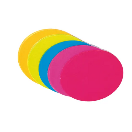 Fluorescent Paper Circles 18cm 70gsm - Pack of 120 - Modern Teaching Aids NZ