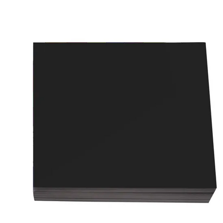 Black Matte Paper Squares 25.4cm 70gsm - Pack of 360 - Modern Teaching Aids NZ