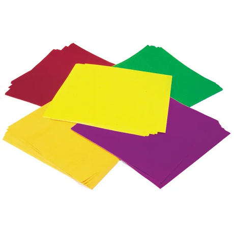 Matte Fluorescent Paper Squares 25.4 cm 70 gsm - Pack of 100
