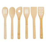Bamboo Utensils - Set of 6 - Modern Teaching Aids NZ