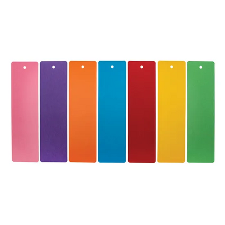 Bright Coloured Paper Bookmarks - Pack of 35 - Modern Teaching Aids NZ