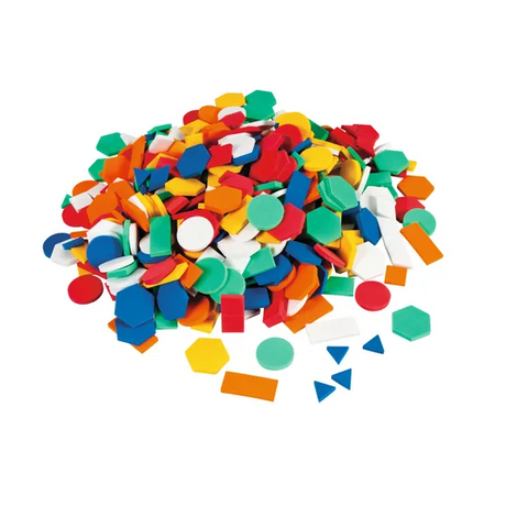 Creatistics Mosaic Foam Assorted Shapes- Pack of 500 - Modern Teaching Aids NZ