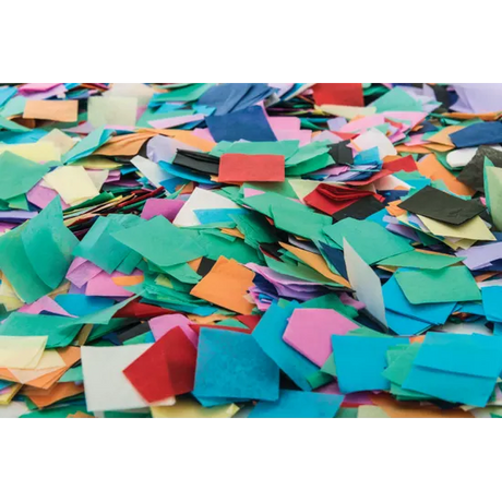 Assorted Tissue Paper Squares 2.5cm - Pack of 10,000 - Modern Teaching Aids NZ