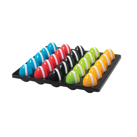 Egg Shaker Classroom Tray - Set of 25 - Modern Teaching Aids NZ