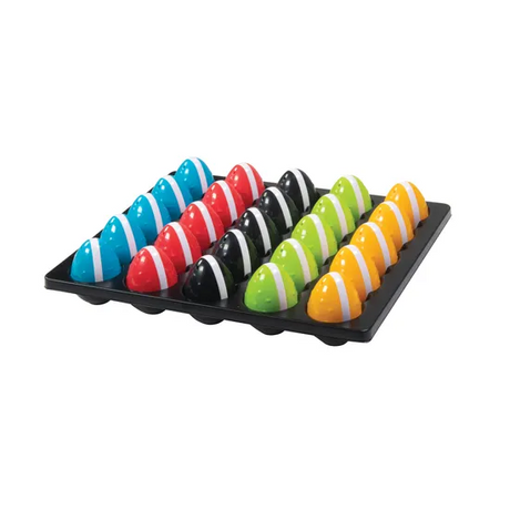 Egg Shaker Classroom Tray - Set of 25 - Modern Teaching Aids NZ