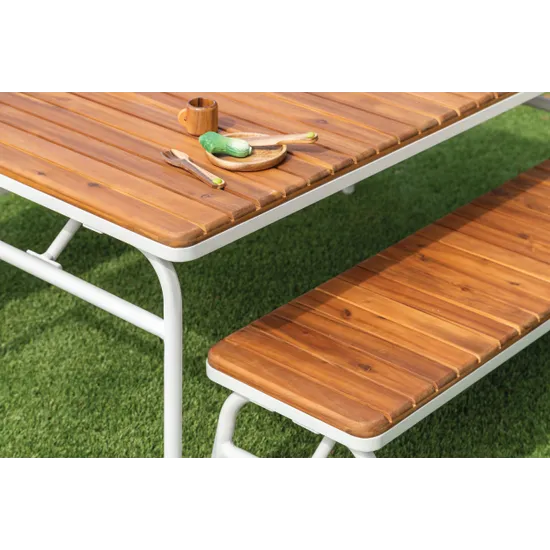 Harmony Education - Outdoor Aluminium Table and Benches - Modern Teaching Aids NZ