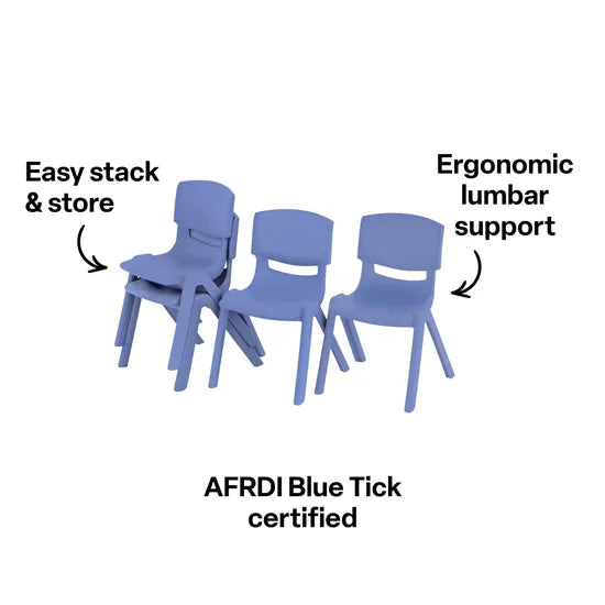 Ergerite Student Chair - Blue - 30cm Seat Height - Modern Teaching Aids NZ