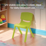 Ergerite Student Chair - Lime Green - 30cm Seat Height - Modern Teaching Aids NZ