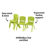 Ergerite Student Chair - Lime Green - 30cm Seat Height - Modern Teaching Aids NZ