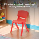 Ergerite Student Chair - Red - 30cm  Seat Height - Modern Teaching Aids NZ