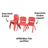 Ergerite Student Chair - Red - 30cm  Seat Height - Modern Teaching Aids NZ