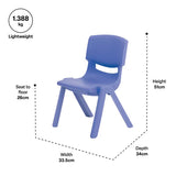 Ergerite Student Chair - Blue - 26cm Seat Height - Modern Teaching Aids NZ