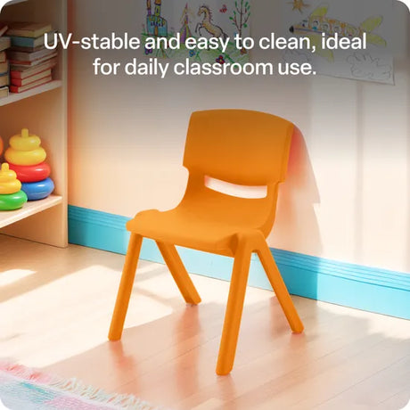 Ergerite Student Chair - Orange - 33.5cm Seat Height - Modern Teaching Aids NZ
