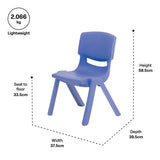 Ergerite Student Chair - Blue - 33.5cm Seat Height - Modern Teaching Aids NZ