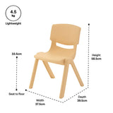 Ergerite Student Chair - Wheat - 33.5cm Seat Height - Modern Teaching Aids NZ