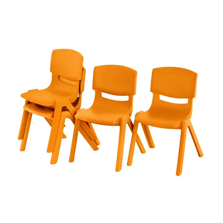 Ergerite Student Chair - Orange - 44cm Seat Height - Modern Teaching Aids NZ