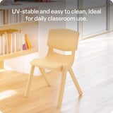 Ergerite Student Chair - Wheat - 44cm Seat Height - Modern Teaching Aids NZ