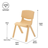Ergerite Student Chair - Wheat - 44cm Seat Height - Modern Teaching Aids NZ