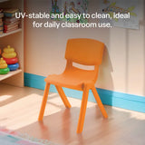 Ergerite Student Chair - Orange - 46cm Seat Height - Modern Teaching Aids NZ