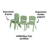 Ergerite Student Chair - Jade Green - 46cm Seat Height - Modern Teaching Aids NZ
