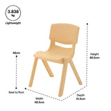 Ergerite Student Chair - Wheat - 46cm Seat Height - Modern Teaching Aids NZ