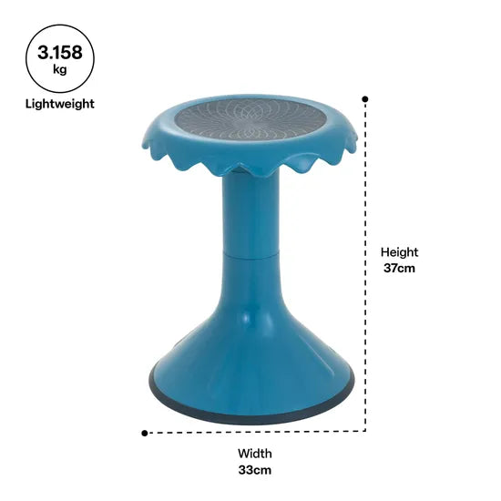 Ergerite Flexi Stool - Blue - 37cm - Modern Teaching Aids NZ