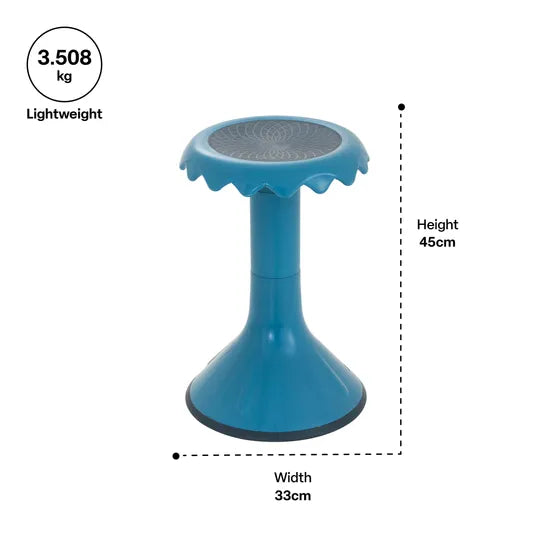 Ergerite Flexi Stool - Blue - 45cm - Modern Teaching Aids NZ