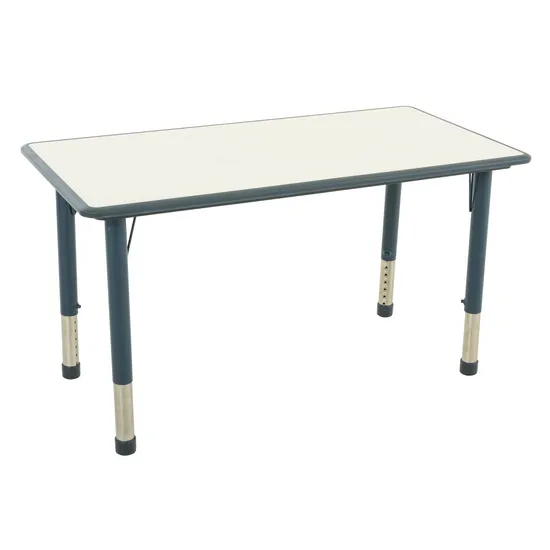 Ergerite Whiteboard Rectangular Table - 52-74H - Modern Teaching Aids NZ