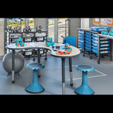 Ergerite Whiteboard Group Table - 38-60 high - Modern Teaching Aids NZ