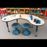 Ergerite Whiteboard Group Table - 38-60 high - Modern Teaching Aids NZ