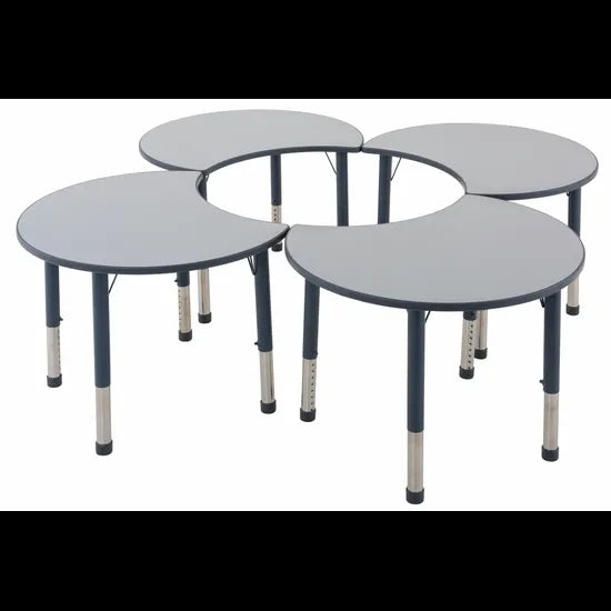 Ergerite Cut Away Table - Set of 4 - 52-74cm high - Modern Teaching Aids NZ