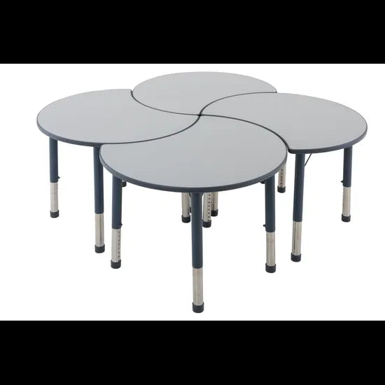 Ergerite Cut Away Table - Set of 4 - 52-74cm high - Modern Teaching Aids NZ