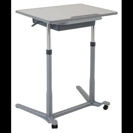 Ergerite - Height Adjustable Tall Desk - 73-103cm - Modern Teaching Aids NZ