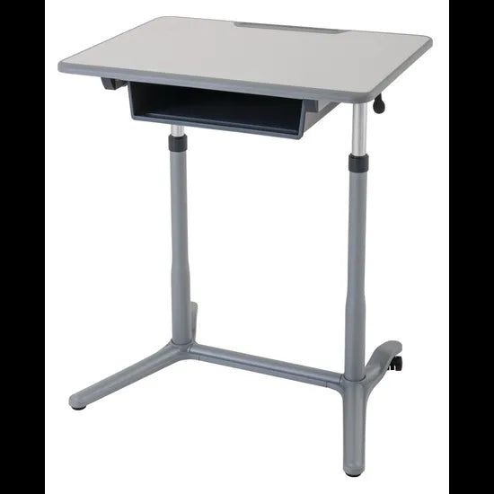 Ergerite - Height Adjustable Tall Desk - 73-103cm - Modern Teaching Aids NZ