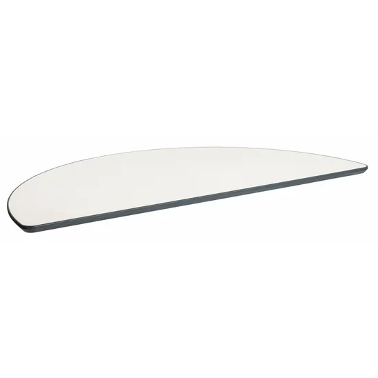 Ergerite Semi Circle Whiteboard Tabletop - 120x60 - Modern Teaching Aids NZ