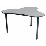 Ergerite Three Leaf Table on Castors - Grey - 66 (H) cm - Modern Teaching Aids NZ